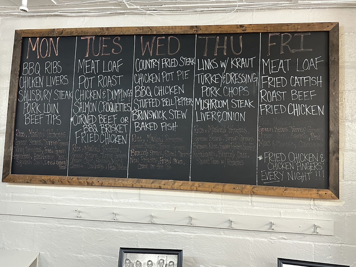 Matthews Cafeteria Menu - Image 2