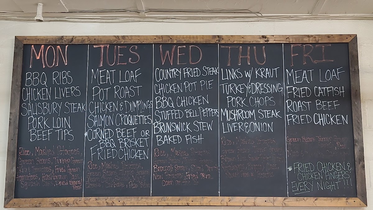 Matthews Cafeteria Menu - Image 4