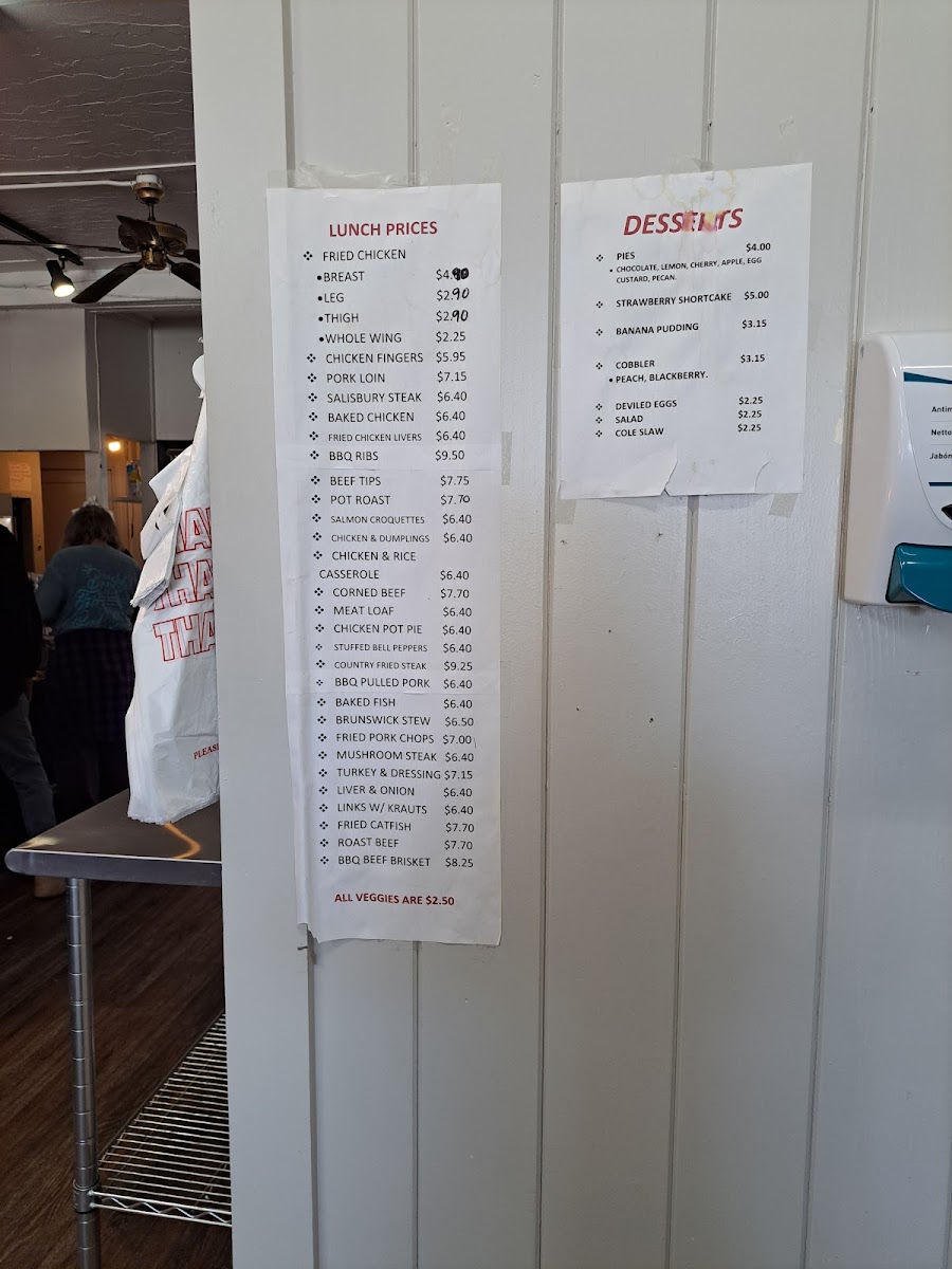 Matthews Cafeteria Menu - Image 6